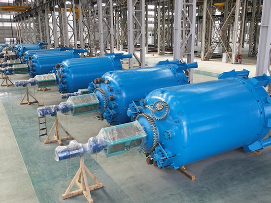 유리라이닝 반응기,  폐쇄형