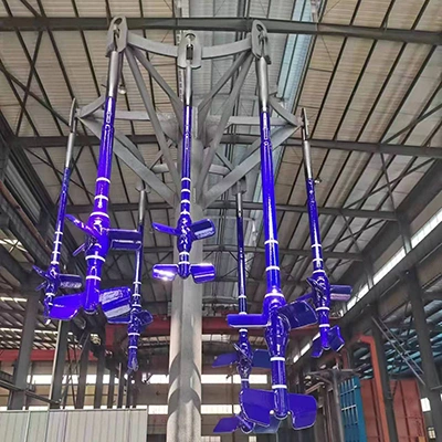 눈금 저울 포함 유리 라이닝 축류 교반기