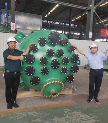 맞춤형 다중 노즐 유리 라이닝 반응기