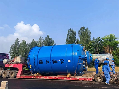 고객에게 배송된 유리 라인 장비