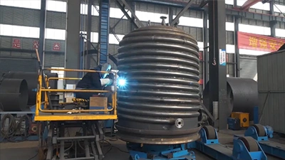 자켓형 반파이프 용접