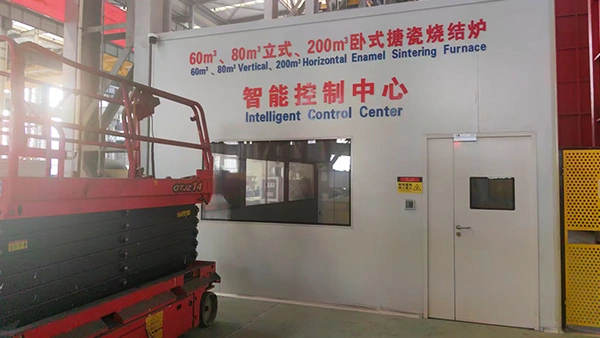 60m³, 80m³ 수직형 에나멜 소성로